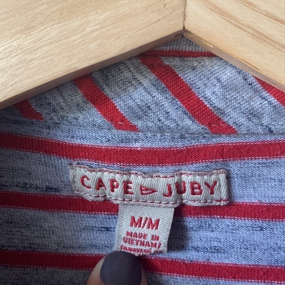 CAPE JUBY Striped Short Sleeve Polo Shirt - Picture 3 of 7